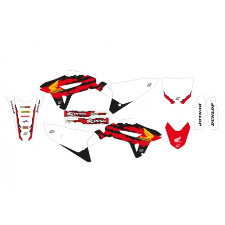 Blackbird, sada polepů, Honda CRF 250 '22-'23, CRF 450 '21-'23 RETRO 2