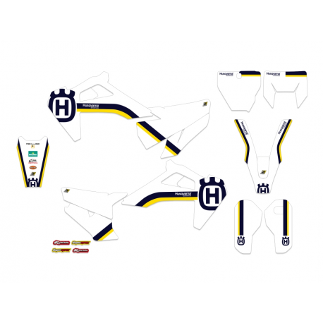 Blackbird, sada polepů, Husqvarna TC/FC '19-'22, TE/FE '20-'23 RETRO