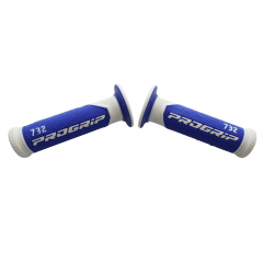 Progrip, gripy PG732 Road (22+25mm, délka 125mm) barva bílá/modrá (dvousměsové) (732-141)