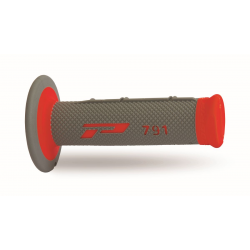 Progrip, gripy PG791 Off Road (22+25mm, délka 115mm) barva šedá/červená (dvousměsové) (791-337) (PG791GD/RD)