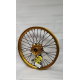 Rex Wheels (Excel), kompletní přední kolo, 21“ x 1.85 (ráfek Excel) Yamaha XTZ 700 TENERE (690) '20-, zlatý ráfek/černý náboj
