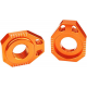 Scar, napínáky zadní osy, KTM SX 85-250 SX, 250-450SXF, 125-500 EXC, EXCF, oranžová barva