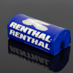 Renthal, chránič řidítek Fatbar Pad, modrá barva, s logem Renthal
