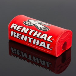 Renthal, chránič řidítek Fatbar Pad, červená barva, s logem Renthal