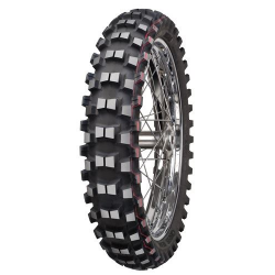 Mitas, pneu 80/100-12 Terra Force MX-MH Medium/Hard 50M TT, zadní, (červený pruh) DOT 2022