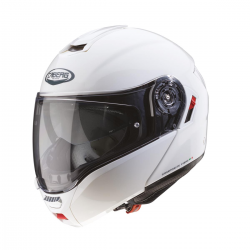Caberg, vyklápěcí přilba Flip-Up, model Levo X, bílá lesklá barva, velikost XL