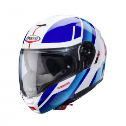 Caberg, vyklápěcí přilba Flip-Up, model Levo X, Manta, barva bílá/modrá/červená, velikost M