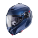 Caberg, vyklápěcí přilba Flip-Up, model Duke Evo, modrá matná barva, (Yamaha) velikost XS