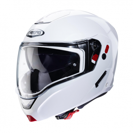 Caberg, vyklápěcí přilba Flip-Up, model Horus X, bílá lesklá barva, velikost L