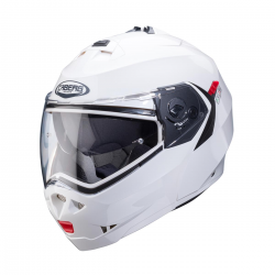 Caberg, vyklápěcí přilba Flip-Up, model Duke X, bílá lesklá barva, velikost S
