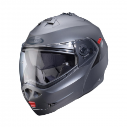 Caberg, vyklápěcí přilba Flip-Up, model Duke X, barva šedá matná, velikost XL