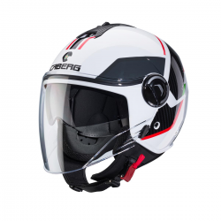 Caberg, Jet přilba se sluneční clonou, model Riviera V4X, barva Italy, velikost XL