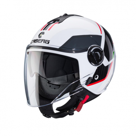 Caberg, Jet přilba se sluneční clonou, model Riviera V4X, barva Italy, velikost XL