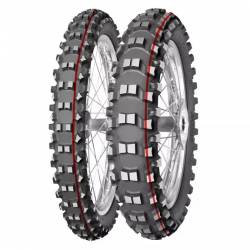 Mitas, pneu 120/90-18 Terra Force MX-SM Soft/Medium 65M TT (červený/žlutý pruh), zadní, DOT 2022