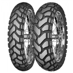 Mitas, pneu 140/80B17 E-07+ Enduro Trail 69T TL M+S Dakar (žlutý pruh), zadní, DOT 43/2022 (24342)