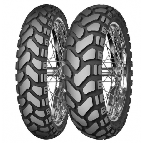 Mitas, pneu 140/80B17 E-07+ Enduro Trail 69T TL M+S Dakar (žlutý pruh), zadní, DOT 43/2022 (24342)