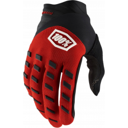 100%, rukavice Airmatic (2023), RED/BLACK, barva červená/černá, velikost XL