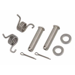 Nachman, montážní sada stupaček (čepy, pružiny, podložky, zajištění) Honda CR 125/250 '02-'07, CRF 250R/450