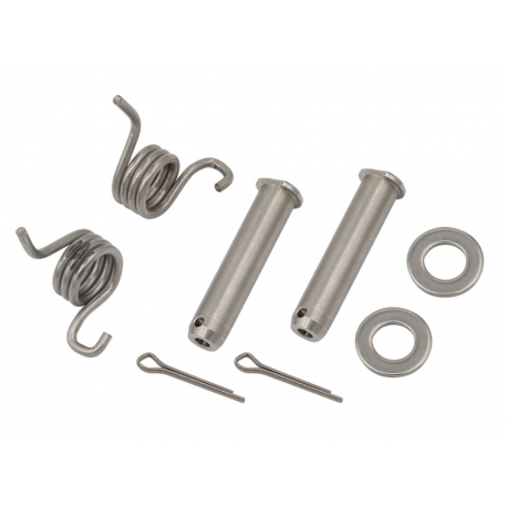 Nachman, montážní sada stupaček (čepy, pružiny, podložky, zajištění) Honda CR 125/250 '02-'07, CRF 250R/450