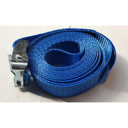Biketec, transportní popruhy 35MM/4MB se zamozajištovací sponou, modrá barva