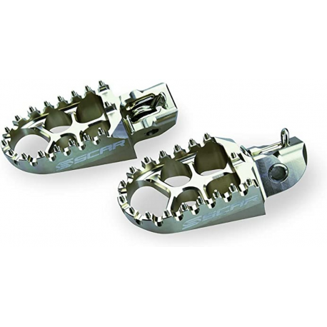 Scar, stupačky Racing Alu, Kawasaki KXF '06-'17, KXF 450 '07-'17, CRF 250 '02-'17, titan barva
