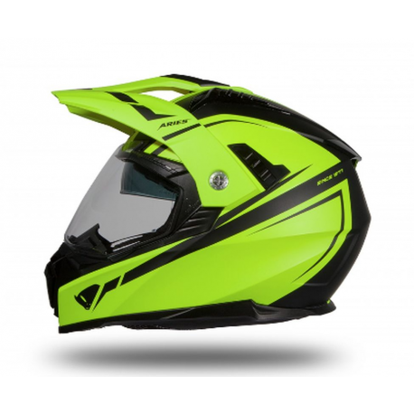 UFO 2023/02 Aries Tourer/CRossover Black-neon Yellow Matt XL