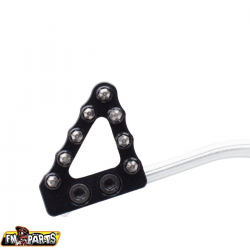 FM-Parts, nášlap brzdového pedálu (široký), Rieju, černá barva '20-'23