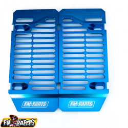 FM-Parts, duralové mřížky chladičů, SHERCO '14-'23, modrá barva