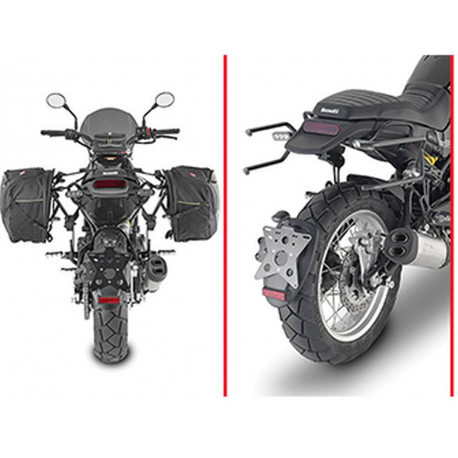 Kappa, nosiče pod boční brašny, systém rychlé demontáže X-Remove, RA314 Benelli LEONCIO 500 /Trail '17-'22