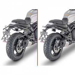 Kappa, nosiče pod boční brašny, systém rychlé demontáže X-Remove, Benelli LEONCIO 800 '22-,
