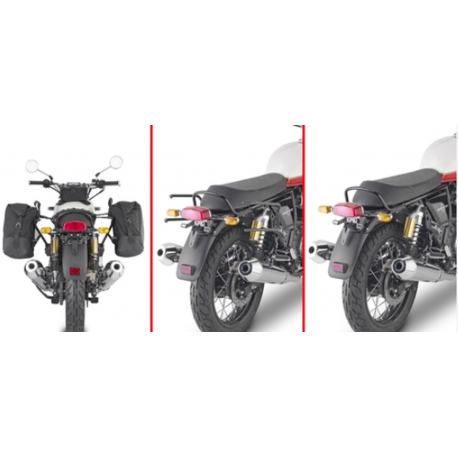 Kappa, nosiče pod boční brašny, systém rychlé demontáže X-Remove, Royal Enfield INTERCEPTOR 650 '19-'22