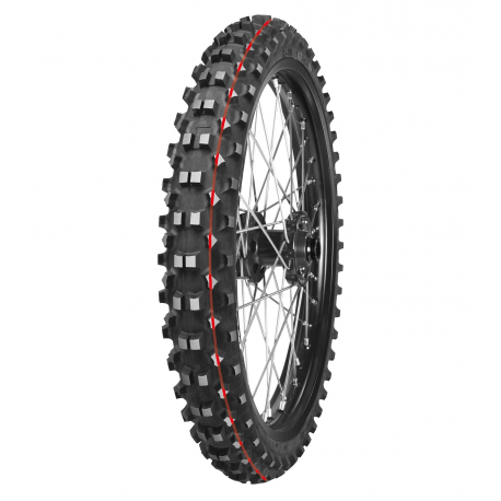Mitas, pneu 80/100-12 C-19 37M TT INTERMEDIATE TerraIN (červený PASEK) DOT 2022
