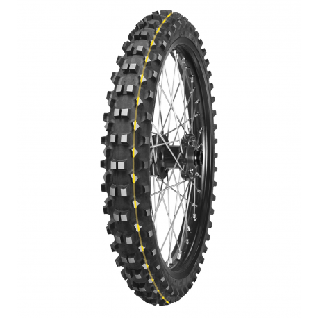Mitas, pneu 90/100-21 C-19 57R TT Super (žlutý pruh), přední, DOT 40/2021 (27525)