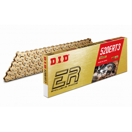 DID 520 ERT3 G&G-112, zlatý řetěz (112-článků) bez o-kroužků (rozpojený + spojka) - nahrazuje 520ERT2
