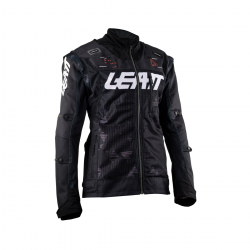 Leatt, enduro bunda Moto 4.5 X-FLOW JACKET BLACK, černá barva, velikost L