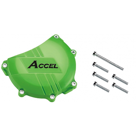 Accel, chránič víka spojky, Kawasaki KXF450 '06-'15, zelená barva