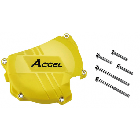 Accel, chránič víka spojky, Suzuki RMZ450 '11-'17, žlutá barva