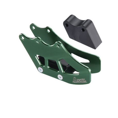 Accel, vodítko řetězu, Kawasaki KXF 250/450 '06-'08, zelená barva