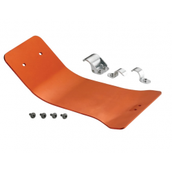 Accel, duralový kryt pod motor, KTM 125/250/350/450 SXF, EXCF '11-'14, Husqvarna '14-'15 oranžová barva