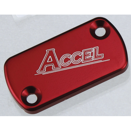 Accel, víčko přední brzdové pumpy, Honda CR/CRF/XR červená barva