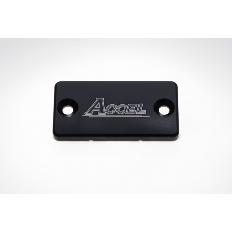 Accel, víčko přední brzdové pumpy, Yamaha/Suzuki/Kawasaki, černá barva