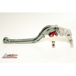 Accel, výklopná brzdová páčka, Honda CBR 600 RR '07-13,CBR 1000 RR '04-13,CB 1000R '08-09 KOLOR SZARY (DHH01SA) (AFBL-