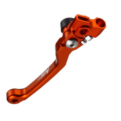 Accel, výklopná spojková páčka, KTM SX/SXF/EXC '07-'18(PUMPA BREMBO) oranžová barva (Easy Pull - lehký chod)