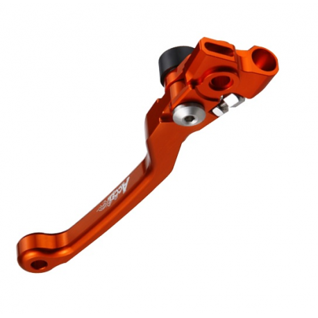 Accel, výklopná spojková páčka, KTM SX/SXF/EXC '07-'18(PUMPA BREMBO) oranžová barva (Easy Pull - lehký chod)