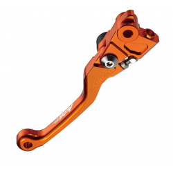 Accel, výklopná spojková páčka, (MAGURA) KTM SXF 450`09-12, SX 125`09-15 oranžová barva