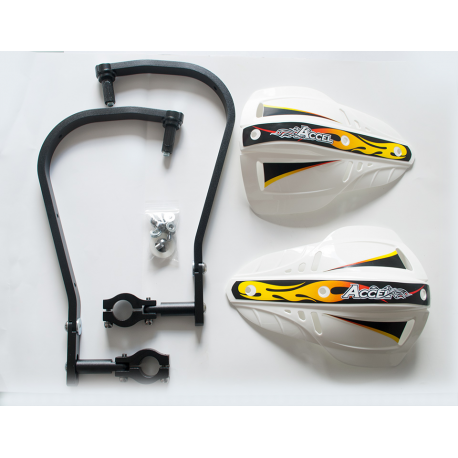 Accel, chrániče páček s ALU výztuhou, ENDURO 22mm (HG- černá barva, SD- bílá barva)