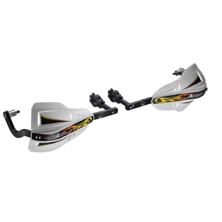 Accel, chrániče páček s ALU výztuhou, ENDURO 22mm (HG- černá barva, SD- modrá barva)