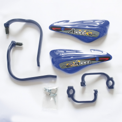 Accel, chrániče páček s ALU výztuhou, STRONG (22+28mm) (ALU-modré plasty-modré)