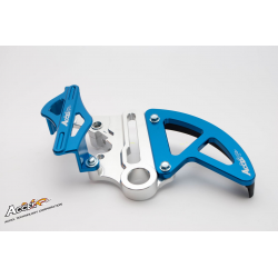 Accel, kryt zadního kotouče a brzdiče, KTM SX/SXF/EXC/EXCF '13-'22, Husqvarna TC/FC '15-'22 (oska 25 mm), modrá barva