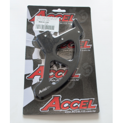 Accel, duralový kryt zadního kotouče, KTM SX/SXF '04-'18, EXC/EXCF '04-'19 Husqvarna, černá barva
